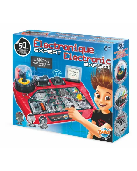 ELECTRONIQUE EXPERT Assemble les composants sur la console et réali...