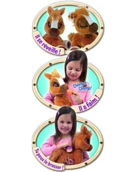 MON PONEY TOFFEE Quand il a peur, il ferme les yeux et bouge les or...