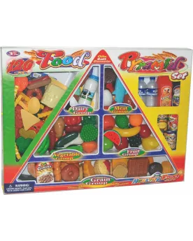 BTE 120 PCES PYRAMIDE ALIMENTAIRE  120 aliments pour magasin ou dîn...