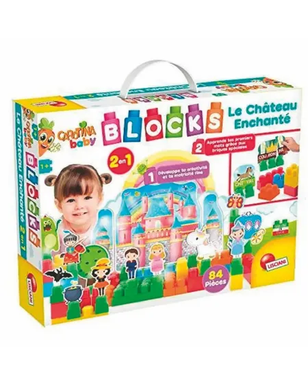 CAROTINA 84 BABY BLOCKS LE CHATEAU ENCHA  Joue, construis et appren...