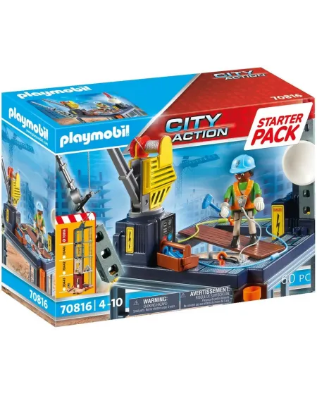 PLATEFORME DE CONSTRUCTION   PMB70816 PLAYMOBIL Pays d'origine: Eur...