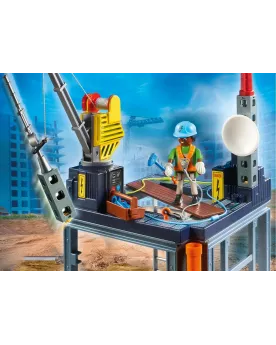 PLATEFORME DE CONSTRUCTION   PMB70816 PLAYMOBIL Pays d'origine: Eur...