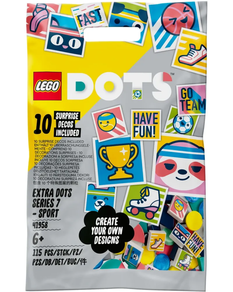 TUILES DE DECORATION DOTS - SERIE 7   LEG41958 LEGO Âge Minimum: 6A...