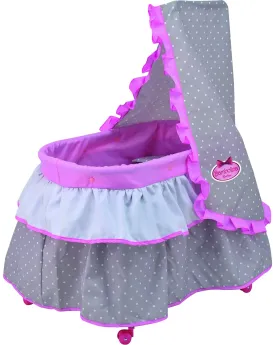 COUFFIN DE LUXE ROSE/GRIS  85 H cm. DMNBD1613  Âge Minimum: 3A -Âge...