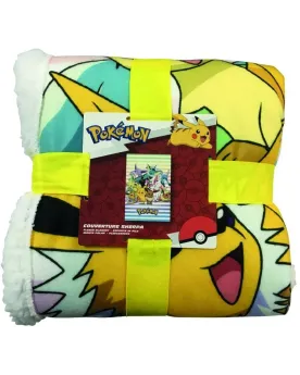 PLAID POKEMON 100X150CM  100 x 150 cm. LYOPOK429  Âge Minimum: 3A -...