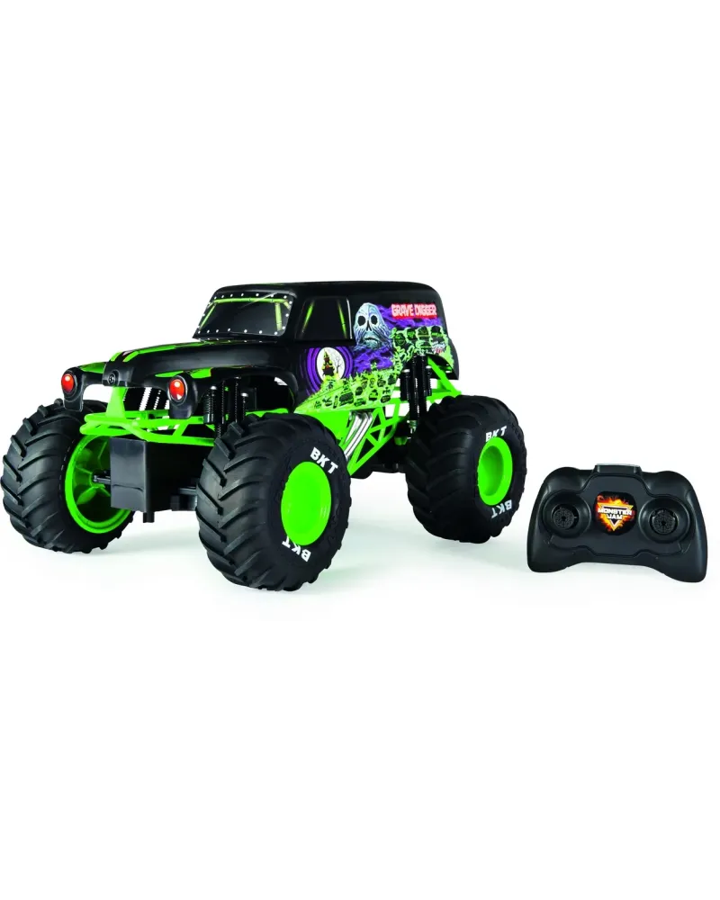 R.C. MONSTER JAM GRAVE DIGGER 1/15  Toutes fonctions. 2.4 Ghz. Char...