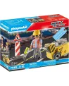 OUVRIER AVEC SCIE DE SOL  PMB20230925-SETCADEAU PMB71185 PLAYMOBIL ...