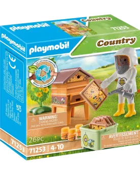 APICULTRICE AVEC RUCHE   PMB71253 PLAYMOBIL Âge Minimum: 4A -Âge Ma...