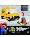 SUPER MARIO MOVIE MINI WORLD VAN PLAYSET  Elle s'ouvre pour faire a...
