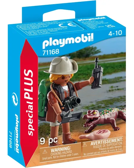 EXPLORATEUR ET ALLIGATOR  GAMME SPECIAL PLUS PMB71168 PLAYMOBIL Âge...