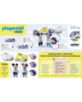 TRAIN DES NUAGES DE MICKEY ET MINNIE   PMB71320 PLAYMOBIL Âge Minim...