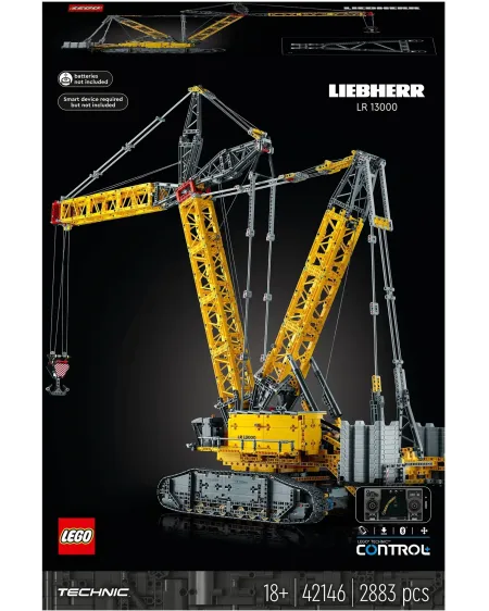 LA GRUE SUR CHENILLES LIEBHERR LR 13000   LEG42146 LEGO Âge Minimum...
