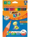 18 CRAYONS COUL EVOLUTION FORMAT SPECIAL   BIC15375143 BIC Âge Mini...