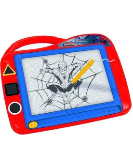 SPIDERMAN ARDOISE MAGIQUE + 3 TAMPONS  Ecris et dessine avec l'ardo...