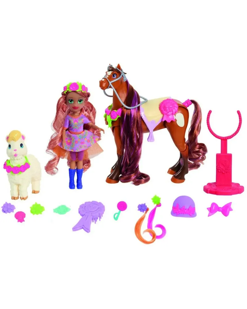 WINNERS STABLE COFFRET CHEVAL PONEY ET P  Amuse-toi à coiffer la cr...