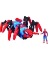 SPIDERMAN VEHICULE ARAIGNEE + FIG 10CM Pousse le véhicule Spider po...