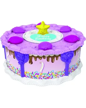 POLLY POCKET GATEAU D'ANNIVERSAIRE  Ouvre ce gâteau de 2 étages pou...