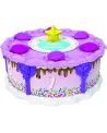 POLLY POCKET GATEAU D'ANNIVERSAIRE  Ouvre ce gâteau de 2 étages pou...
