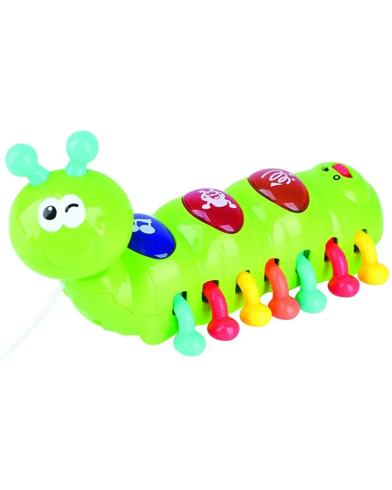 LA CHENILLE A TIRER L/S  En route pour une promenade musicale. Appu...