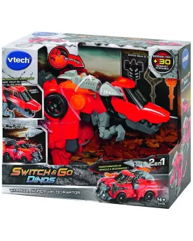 SWITCH&GO SUPER VELOCIRAPTOR  Un dino qui se transforme en véhicule...