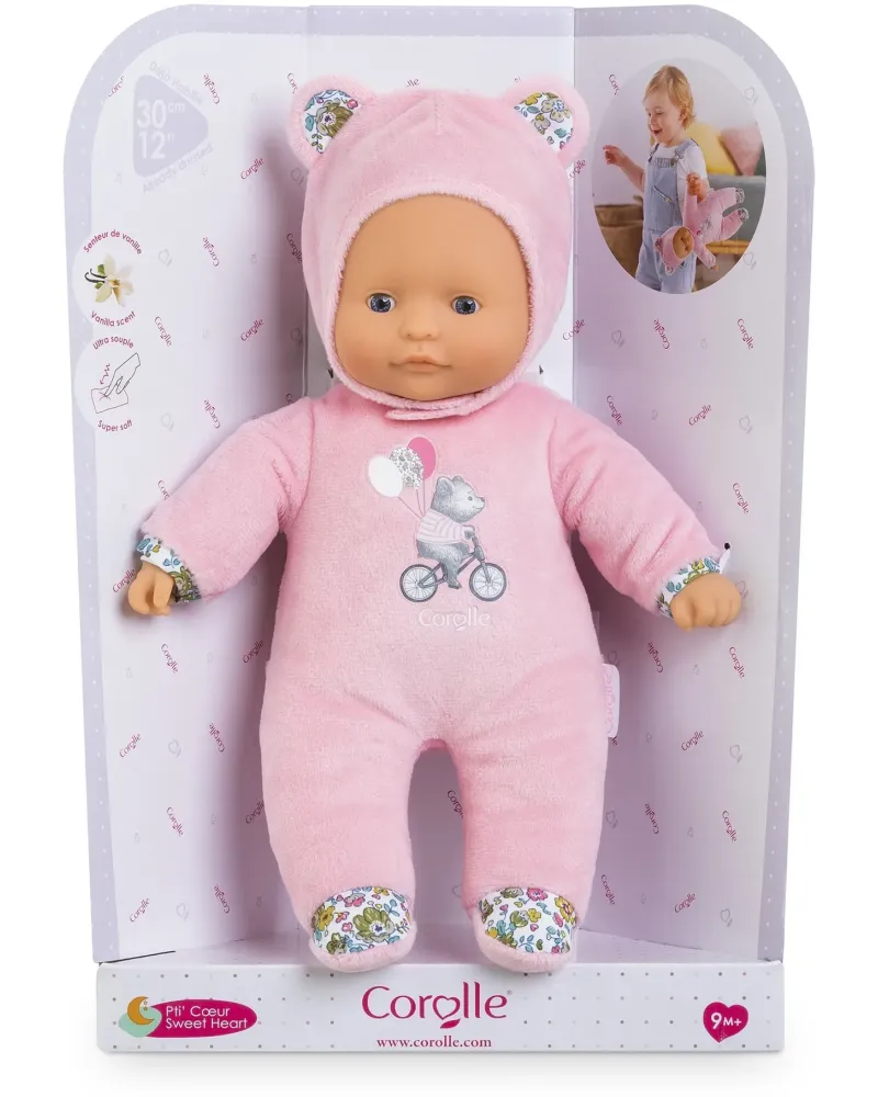 BEB P'TIT COEUR ROSE OURSON   COR100700 COROLLE Âge Minimum: 9M -Âg...