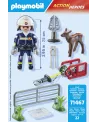POMPIER AVEC FAON A SAUVER   PMB71467 PLAYMOBIL Âge Minimum: 4A -Âg...