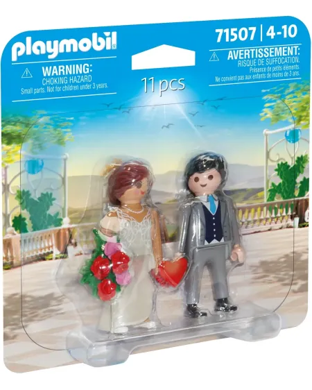 COUPLE DE MARIES   PMB71507 PLAYMOBIL Âge Minimum: 4A -Âge Maximum:...