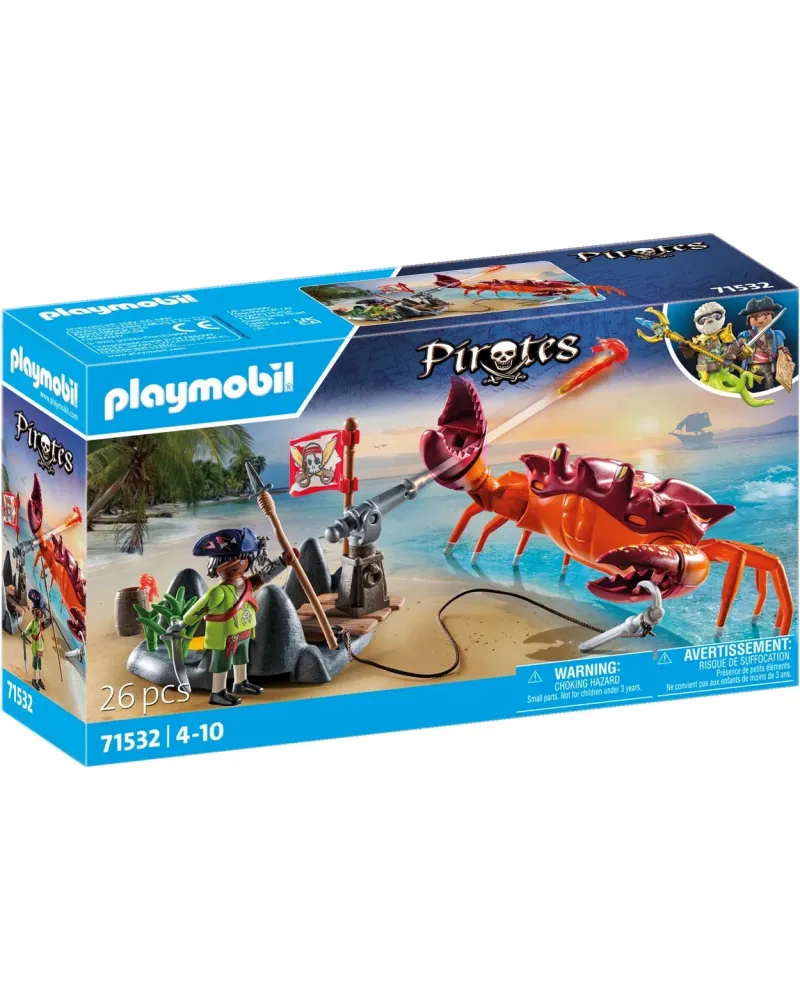 PIRATE ET CRABE GEANT   PMB71532 PLAYMOBIL Âge Minimum: 4A -Âge Max...