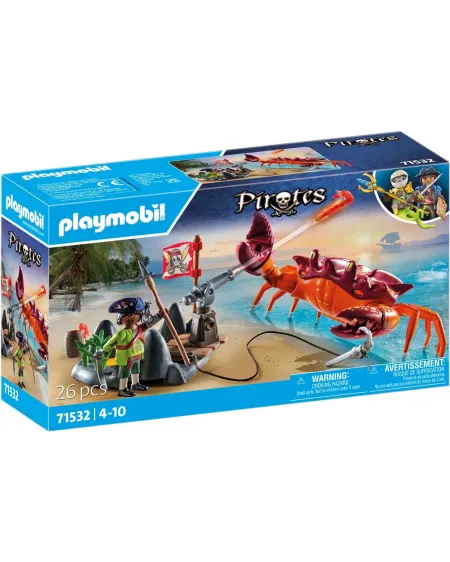 PIRATE ET CRABE GEANT   PMB71532 PLAYMOBIL Âge Minimum: 4A -Âge Max...