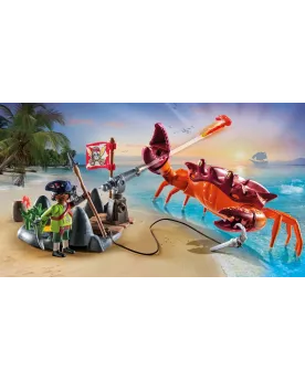 PIRATE ET CRABE GEANT   PMB71532 PLAYMOBIL Âge Minimum: 4A -Âge Max...