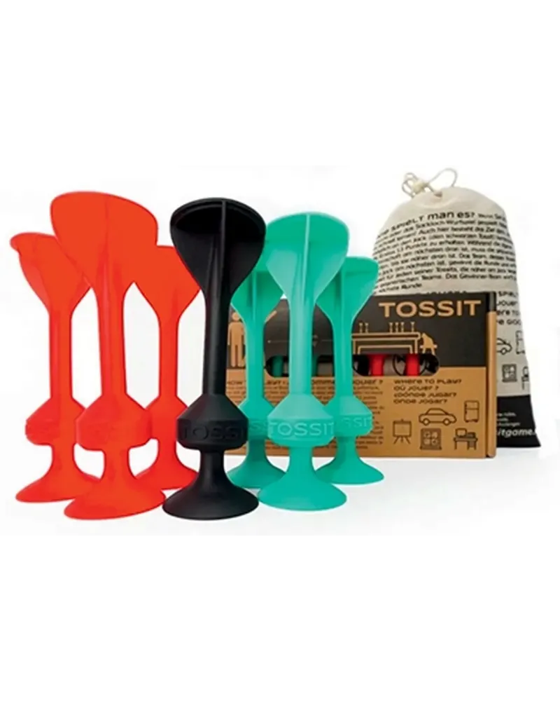 TOSSIT ROUGE/CYAN  Un jeu d'adresse jouable partout pour toute la f...