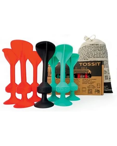 TOSSIT ROUGE/CYAN  Un jeu d'adresse jouable partout pour toute la f...