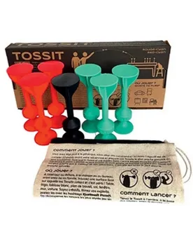 TOSSIT ROUGE/CYAN  Un jeu d'adresse jouable partout pour toute la f...