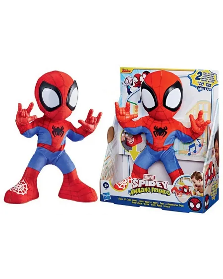 SPIDEY MUSICAL DANSE ET RAMPE  Peluche interactive qui t'invite à j...