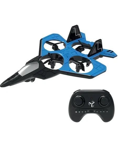 R.C. AVION XTREME DECOLLAGE VERTICAL  2,4 GHz. 4 rotors pour un pil...