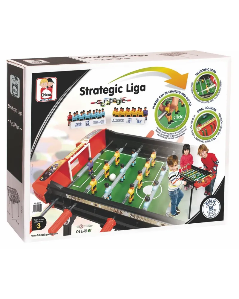 BABY FOOT STRATEGIC LIGA  Permet de changer et déplacer les joueurs...