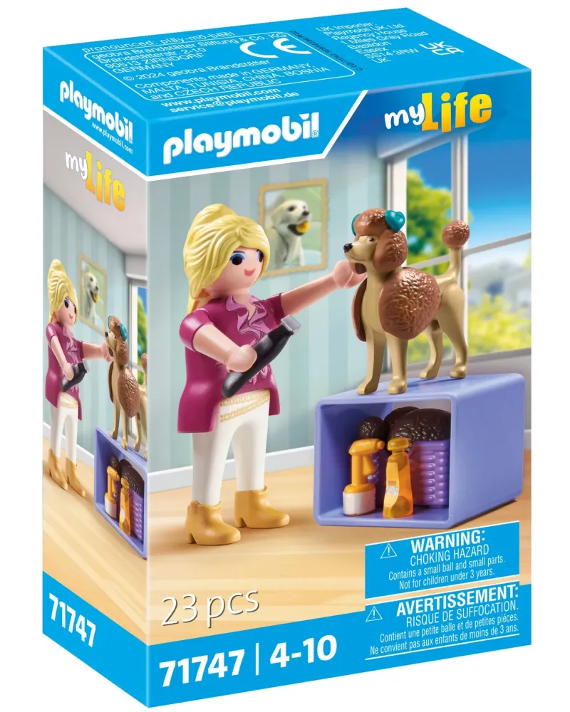 TOILETTEUSE AVEC CANICHE   PMB71747 PLAYMOBIL Âge Minimum: 4A -Âge ...
