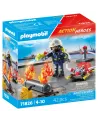 POMPIER AVEC POMPE A EAU ET RESERVOIR   PMB71826 PLAYMOBIL Âge Mini...