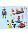 POMPIER AVEC POMPE A EAU ET RESERVOIR   PMB71826 PLAYMOBIL Âge Mini...