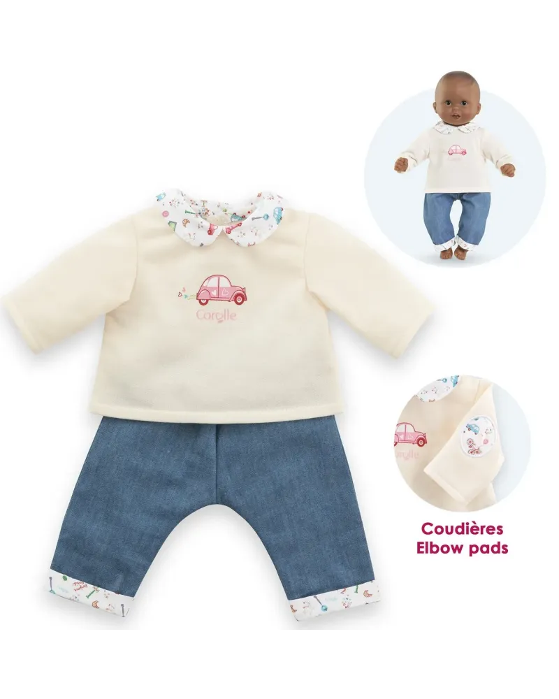 BEBE 30CM T-SHIRT + JEANS WK PARIS   COR111030 COROLLE Âge Minimum:...