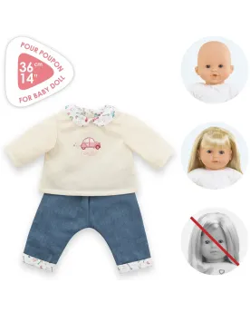 BEBE 36CM T-SHIRT + JEANS WK PARIS   COR141690 COROLLE Âge Minimum:...