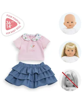 BEBE 36CM T-SHIRT + JUPE WK PARIS   COR141720 COROLLE Âge Minimum: ...