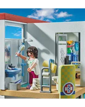 HOPITAL AMENAGE AVEC TOIT VEGETAL   PMB71615 PLAYMOBIL Âge Minimum:...