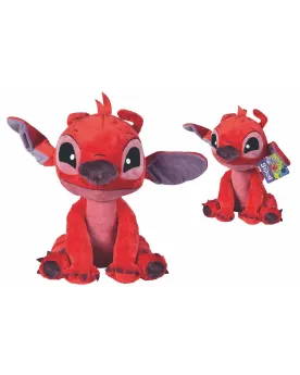 PEL STITCH LEROY ROUGE 50CM  50 cm. Existe en Stich ou Angel. NIC58...