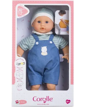 BB CALIN MAEL BLEU/GRIS 30CM  30 cm. COR100640 COROLLE Âge Minimum:...