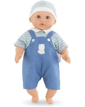 BB CALIN MAEL BLEU/GRIS 30CM  30 cm. COR100640 COROLLE Âge Minimum:...