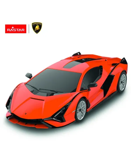 R.C. 1/24 LAMBORGHINI SIAN ORANGE F/F  2.4 GHz. Toutes fonctions. P...
