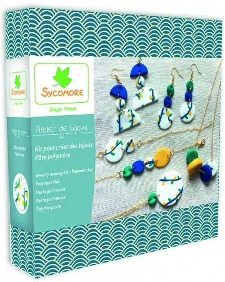 ATELIER BIJOUX PATE POLYMERE Réalise une panoplie de bijoux en pât... ATELIER BIJOUX PATE POLYMERE Réalise une panoplie de bijoux en pât...