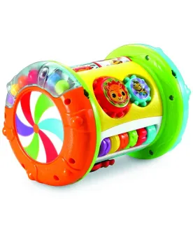 MAGIC ROULEAU TAM TAM 3 EN 1  Incite bébé à le suivre, activités d'...