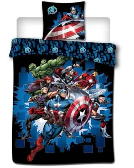 HOUSSE COUETTE POLYCOTON AVENGERS  Housse : 140 x 200 cm + 1 taie. ...